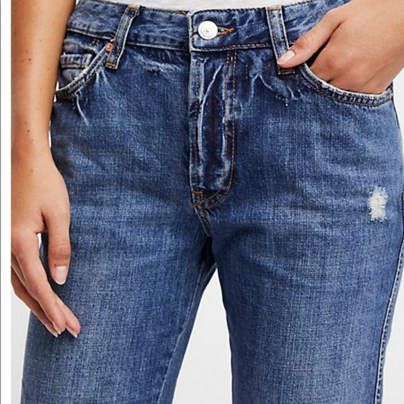 NWT Free People Slim Boyfriend Jeans - Picture 3 of 7